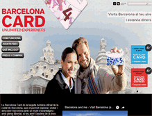 Tablet Screenshot of barcelonacard.com